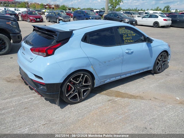Продажа на аукционе авто 2022 Hyundai Veloster N Turbo, vin: KMHT36AHXNU014656, номер лота: 20272514