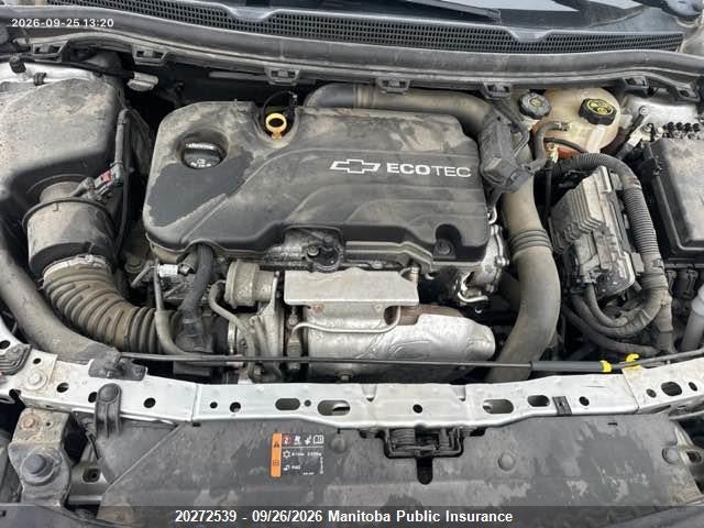 Aukcja sprzedaży 2016 Chevrolet Cruze Lt Turbo, vin: 3G1BE5SM9GS601605, numer aukcji: 20272539