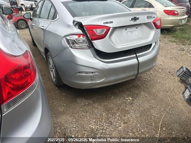 Aukcja sprzedaży 2016 Chevrolet Cruze Lt Turbo, vin: 3G1BE5SM9GS601605, numer aukcji: 20272539