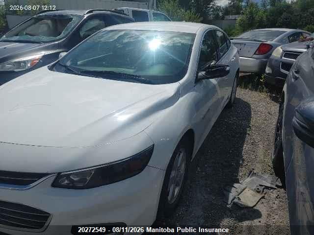 Продаж на аукціоні авто 2017 Chevrolet Malibu Lt, vin: 1G1ZE5ST2HF237684, номер лоту: 20272549