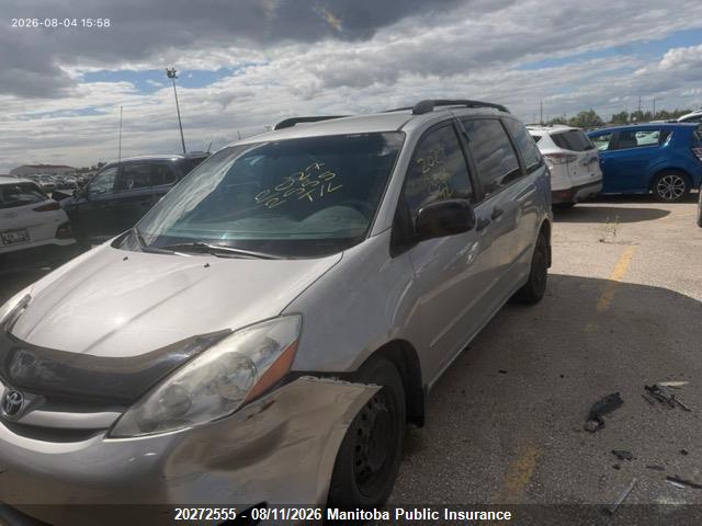 Aukcja sprzedaży 2008 Toyota Sienna Ce V6, vin: 5TDZK29CX8S131035, numer aukcji: 20272555