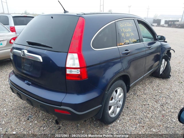 2009 Honda Cr-v Ex-l მანქანა იყიდება აუქციონზე, vin: 5J6RE48759L814670, აუქციონის ნომერი: 20272565