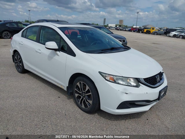 20272571 :رقم المزاد ، 2HGFB2F57DH024382 vin ، 2013 Honda Civic Ex مزاد بيع