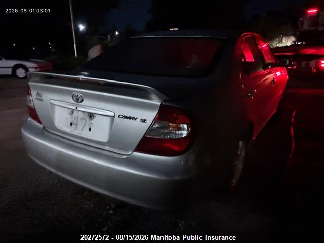 Aukcja sprzedaży 2003 Toyota Camry Se, vin: JTDBE32K830188684, numer aukcji: 20272572