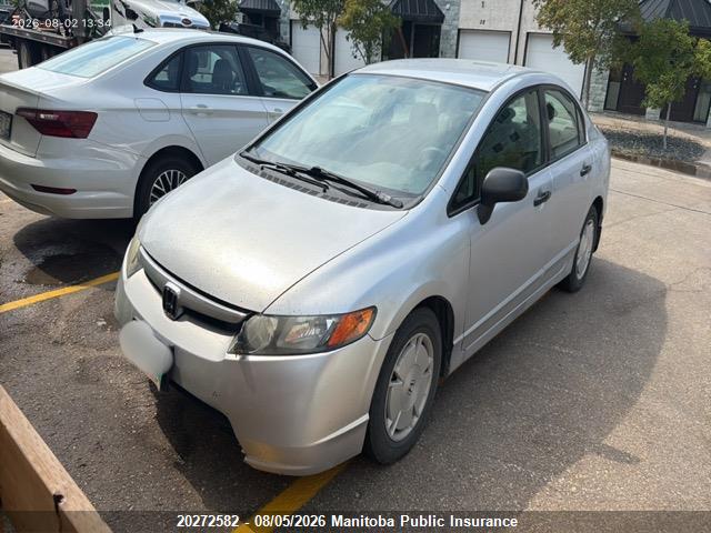 Auction sale of the 2008 Honda Civic Dx-g, vin: 2HGFA16458H122711, lot number: 20272582