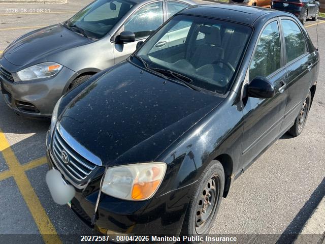 20272587 :رقم المزاد ، KNAFE121185517021 vin ، 2008 Kia Spectra Lx مزاد بيع