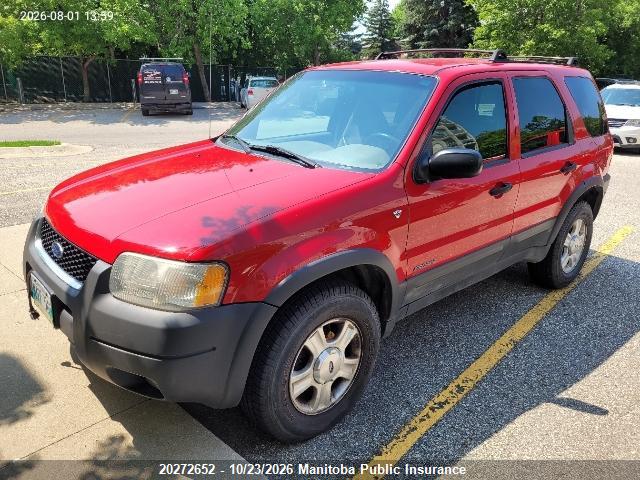 Продаж на аукціоні авто 2001 Ford Escape Xlt V6, vin: 1FMYU04121KE74026, номер лоту: 20272652