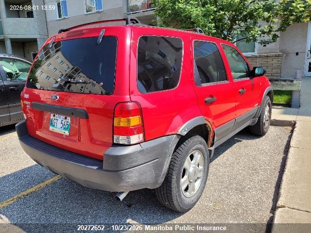 Продаж на аукціоні авто 2001 Ford Escape Xlt V6, vin: 1FMYU04121KE74026, номер лоту: 20272652