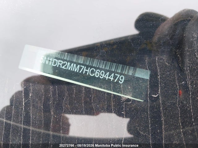 5N1DR2MM7HC694479 Nissan Pathfinder Sl