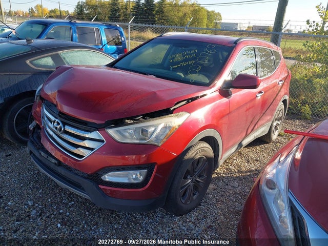 2013 Hyundai Santa Fe 2.0t მანქანა იყიდება აუქციონზე, vin: 5XYZU3LA6DG030959, აუქციონის ნომერი: 20272769