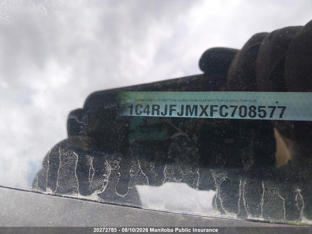 Aukcja sprzedaży 2015 Jeep Grand Cherokee Summit, vin: 1C4RJFJMXFC708577, numer aukcji: 20272785