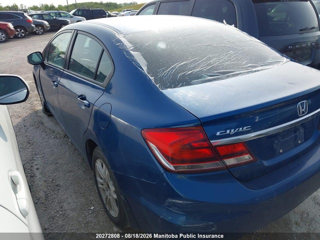 Продажа на аукционе авто 2013 Honda Civic Lx, vin: 2HGFB2F40DH017491, номер лота: 20272808