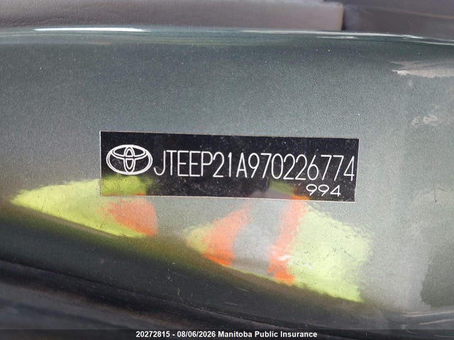 Aukcja sprzedaży 2007 Toyota Highlander V6, vin: JTEEP21A970226774, numer aukcji: 20272815