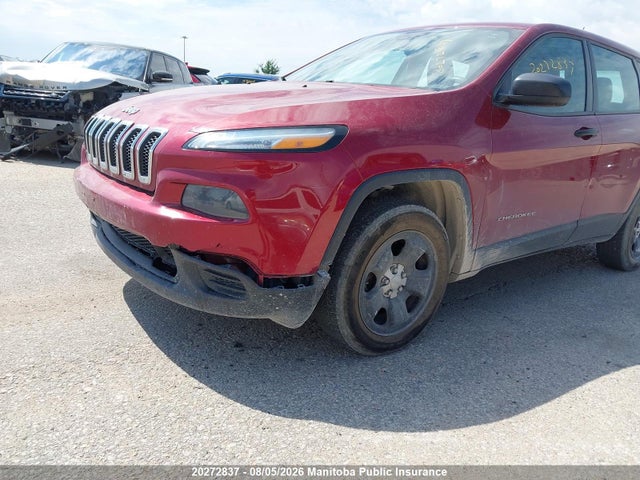 Продажа на аукционе авто 2014 Jeep Cherokee Sport, vin: 1C4PJLAB8EW302640, номер лота: 20272837