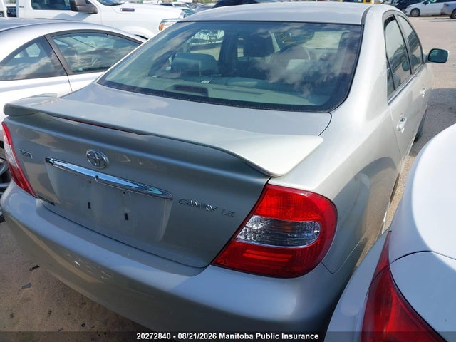 2002 Toyota Camry Le მანქანა იყიდება აუქციონზე, vin: JTDBE32K520093417, აუქციონის ნომერი: 20272840