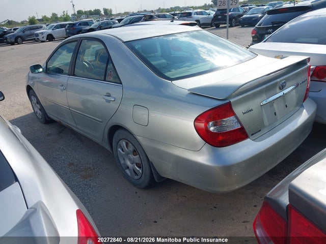 2002 Toyota Camry Le მანქანა იყიდება აუქციონზე, vin: JTDBE32K520093417, აუქციონის ნომერი: 20272840