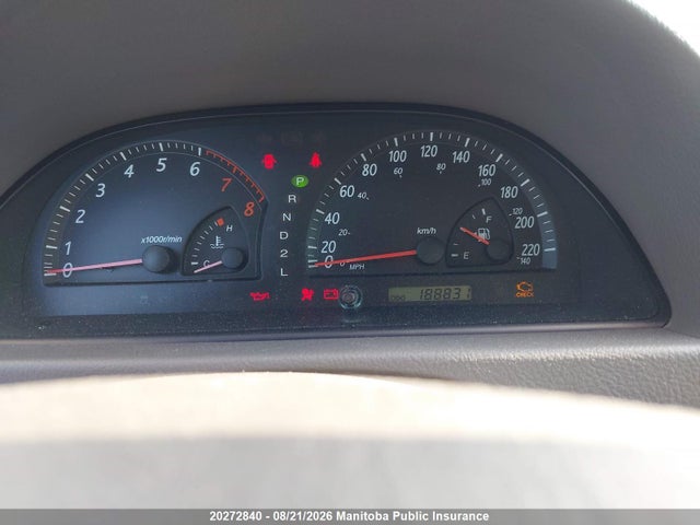2002 Toyota Camry Le მანქანა იყიდება აუქციონზე, vin: JTDBE32K520093417, აუქციონის ნომერი: 20272840