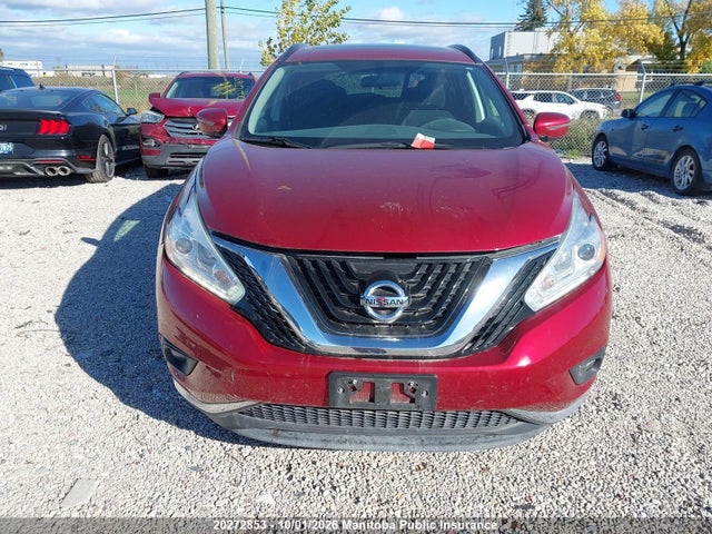 20272853 :رقم المزاد ، 5N1AZ2MH7HN189343 vin ، 2017 Nissan Murano Sv مزاد بيع