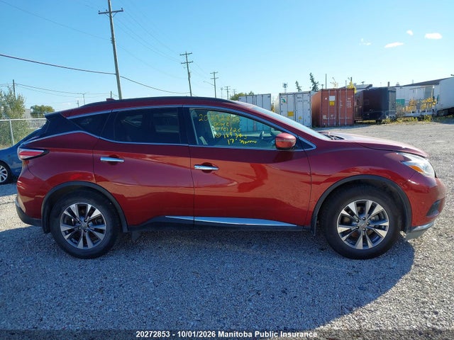 20272853 :رقم المزاد ، 5N1AZ2MH7HN189343 vin ، 2017 Nissan Murano Sv مزاد بيع
