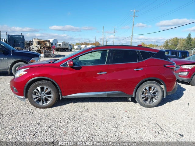 20272853 :رقم المزاد ، 5N1AZ2MH7HN189343 vin ، 2017 Nissan Murano Sv مزاد بيع