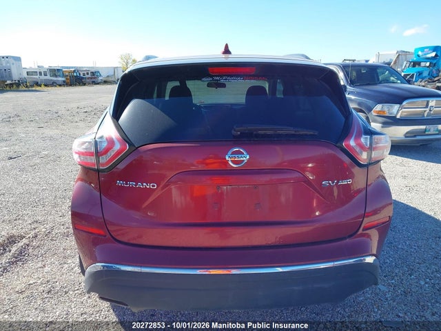 20272853 :رقم المزاد ، 5N1AZ2MH7HN189343 vin ، 2017 Nissan Murano Sv مزاد بيع