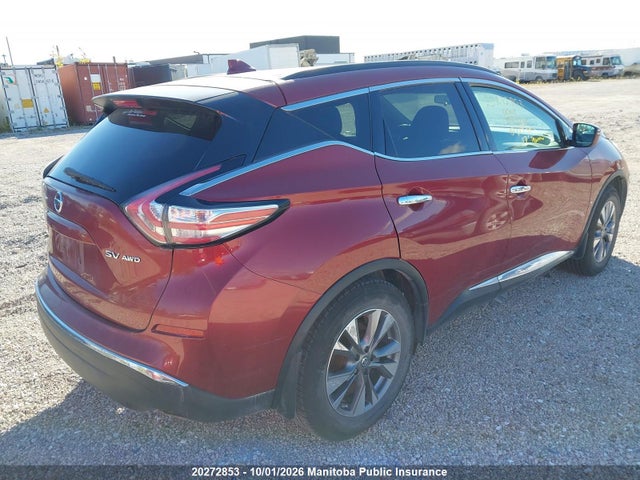 20272853 :رقم المزاد ، 5N1AZ2MH7HN189343 vin ، 2017 Nissan Murano Sv مزاد بيع