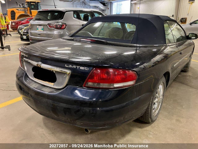 2002 Chrysler Sebring Limited მანქანა იყიდება აუქციონზე, vin: 1C3EL65R42N269846, აუქციონის ნომერი: 20272857