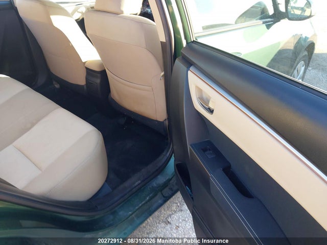 2015 Toyota Corolla Le მანქანა იყიდება აუქციონზე, vin: 2T1BURHE1FC332366, აუქციონის ნომერი: 20272912