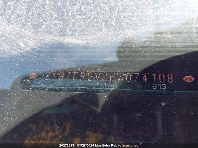 2T3ZFREV1EW074108 Toyota RAV4 LE