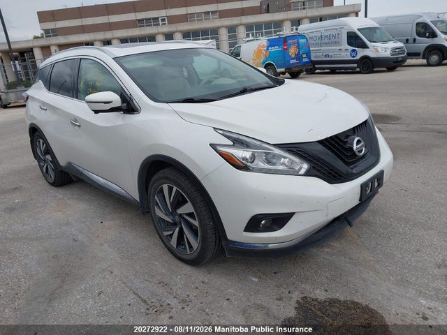20272922 :رقم المزاد ، 5N1AZ2MH7HN133094 vin ، 2017 Nissan Murano Platinum مزاد بيع