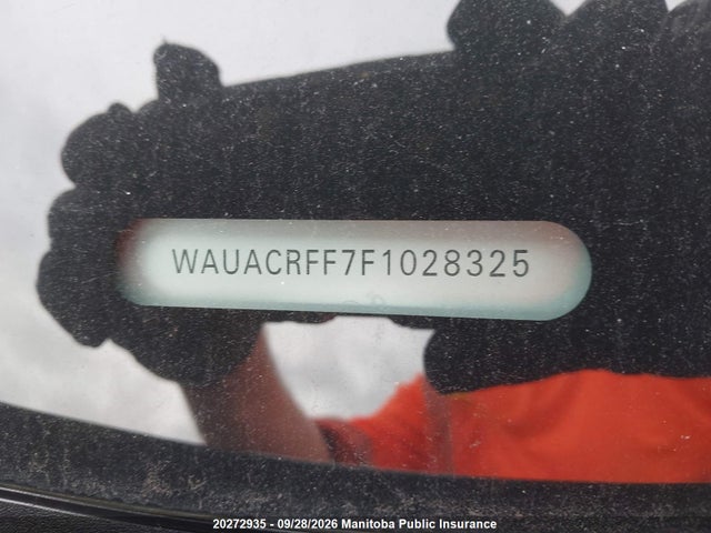 20272935 :رقم المزاد ، WAUACRFF7F1028325 vin ، 2015 Audi A3 1.8t مزاد بيع