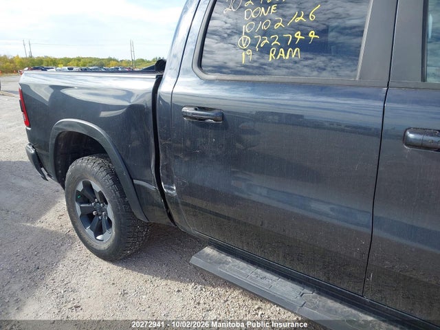 20272941 :رقم المزاد ، 1C6SRFLT1KN722744 vin ، 2019 Dodge Ram 1500 Sport Crew Cab مزاد بيع