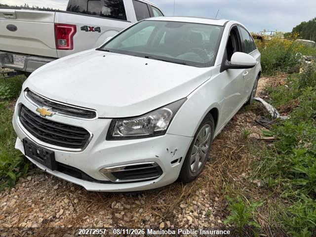 Aukcja sprzedaży 2015 Chevrolet Cruze Lt Turbo, vin: 1G1PC5SB1F7250096, numer aukcji: 20272957
