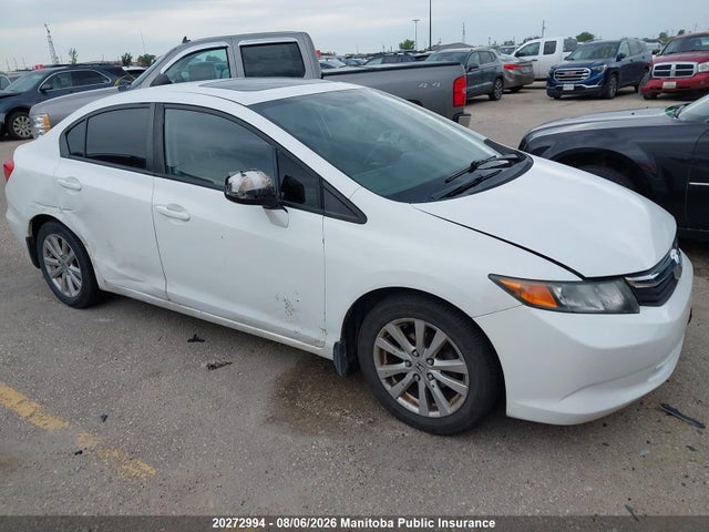 20272994 :رقم المزاد ، 2HGFB2F53CH059080 vin ، 2012 Honda Civic Lx مزاد بيع