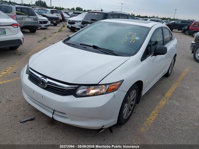 20272994 :رقم المزاد ، 2HGFB2F53CH059080 vin ، 2012 Honda Civic Lx مزاد بيع
