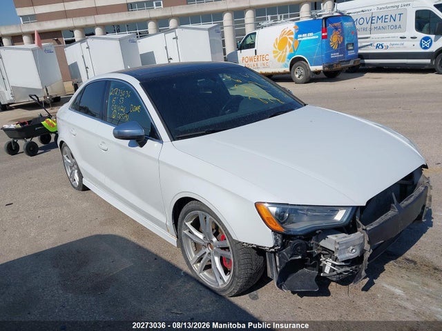 20273036 :رقم المزاد ، WAUFFRFF1F1065593 vin ، 2015 Audi S3 2.0t Quattro مزاد بيع