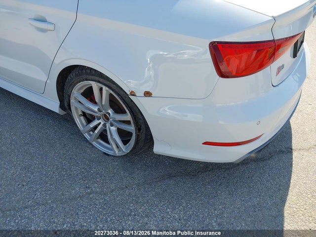 20273036 :رقم المزاد ، WAUFFRFF1F1065593 vin ، 2015 Audi S3 2.0t Quattro مزاد بيع