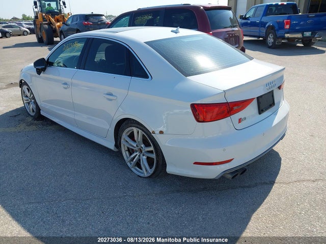 20273036 :رقم المزاد ، WAUFFRFF1F1065593 vin ، 2015 Audi S3 2.0t Quattro مزاد بيع