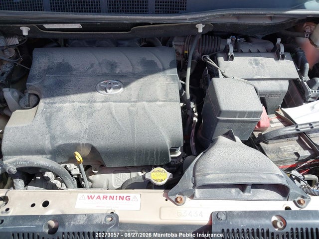 20273057 :رقم المزاد ، 5TDKK3DC2CS218001 vin ، 2012 Toyota Sienna Se V6 مزاد بيع