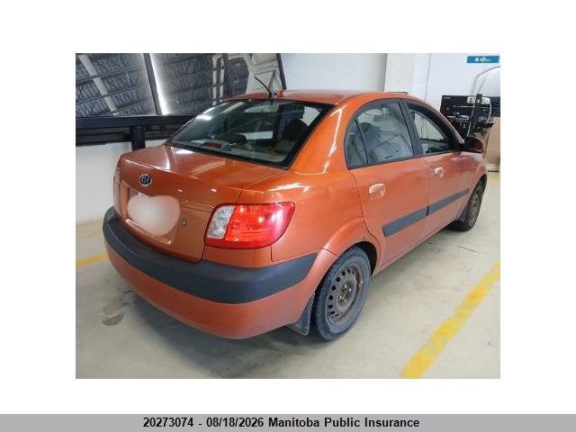 2008 Kia Rio მანქანა იყიდება აუქციონზე, vin: KNADE123X86306970, აუქციონის ნომერი: 20273074