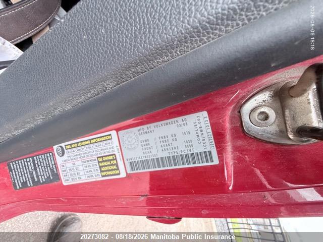 Aukcja sprzedaży 2007 Volkswagen Gti 2.0t, vin: WVWEV71KX7W001387, numer aukcji: 20273082