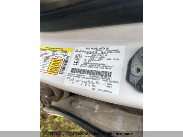 Ford FUSION SE 2015 3FA6P0H75FR285641 Image 9