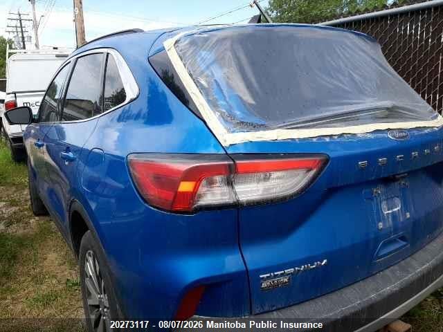 2021 Ford Escape Titanium 2.0t მანქანა იყიდება აუქციონზე, vin: 1FMCU9J97MUA55400, აუქციონის ნომერი: 20273117