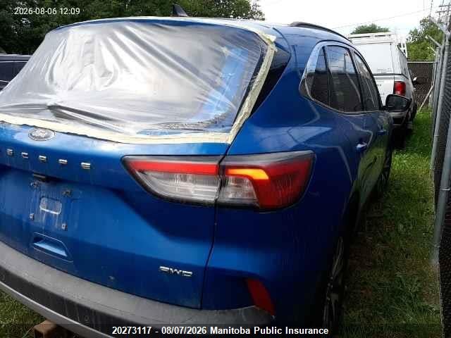 2021 Ford Escape Titanium 2.0t მანქანა იყიდება აუქციონზე, vin: 1FMCU9J97MUA55400, აუქციონის ნომერი: 20273117