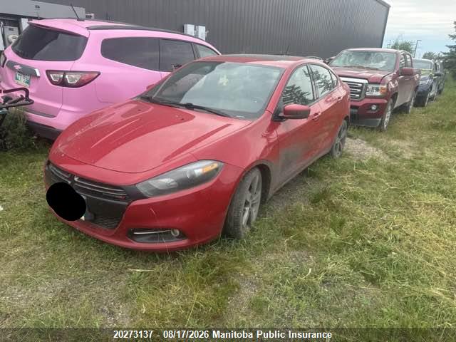 20273137 :رقم المزاد ، 1C3CDFCB8DD327539 vin ، 2013 Dodge Dart Limited مزاد بيع