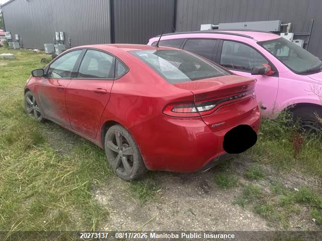 20273137 :رقم المزاد ، 1C3CDFCB8DD327539 vin ، 2013 Dodge Dart Limited مزاد بيع