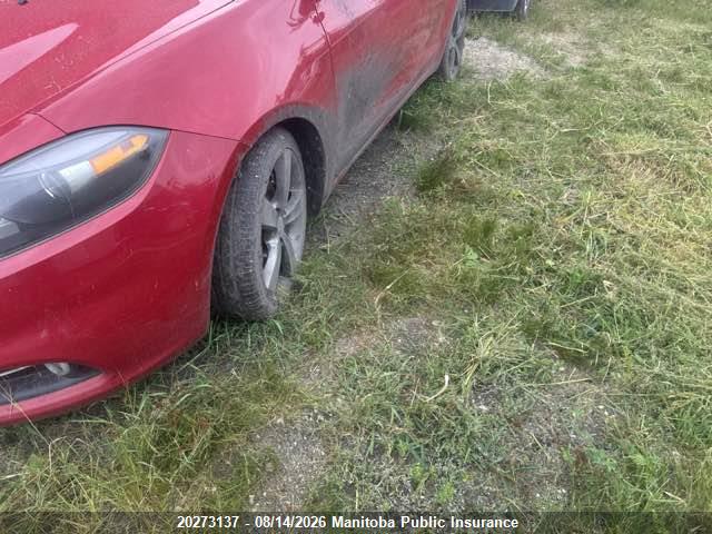 20273137 :رقم المزاد ، 1C3CDFCB8DD327539 vin ، 2013 Dodge Dart Limited مزاد بيع