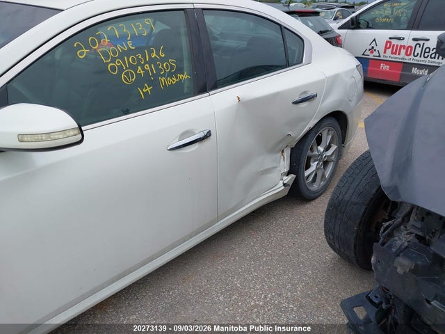 Продажа на аукционе авто 2014 Nissan Maxima S/sv, vin: 1N4AA5AP0EC491305, номер лота: 20273139