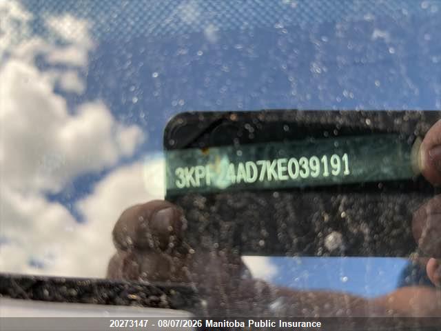 20273147 :رقم المزاد ، 3KPF24AD7KE039191 vin ، 2019 Kia Forte Lx مزاد بيع