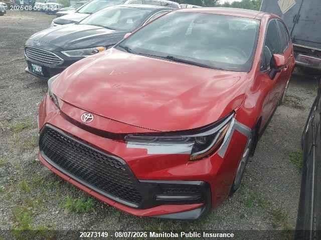 Продажа на аукционе авто 2021 Toyota Corolla Se, vin: 5YFB4MBEXMP093666, номер лота: 20273149